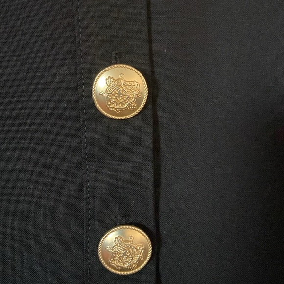 J. Crew- Pleated mini dress in Italian bi-stretch wool Black Size 8 - Picture 5 of 10